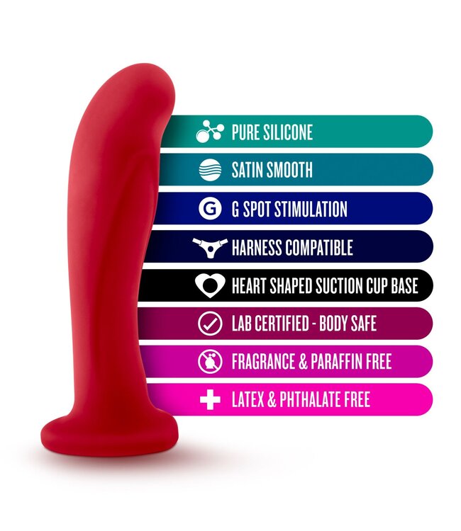 Temptasia Temptasia - Jezebel Dildo - Crimson