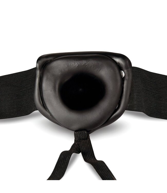 Dr Skin Dr. Skin - Holle Strap-On Dildo Met Harnas 16.5 cm - Zwart