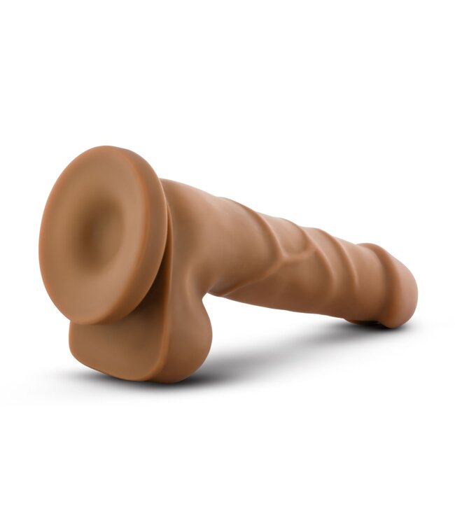 Dr Skin Dr. Skin - Realistische Dildo Met Zuignap 20 cm - Mocha