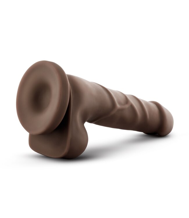 Dr Skin Dr. Skin - Realistische Dildo Met Zuignap 20 cm - Chocolate
