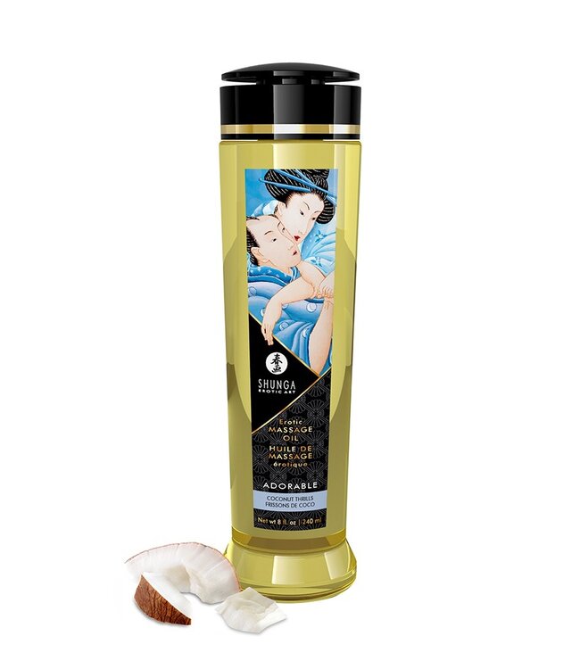 Rimba Shunga - Massage Olie - Adorable Coconut - 240 ml
