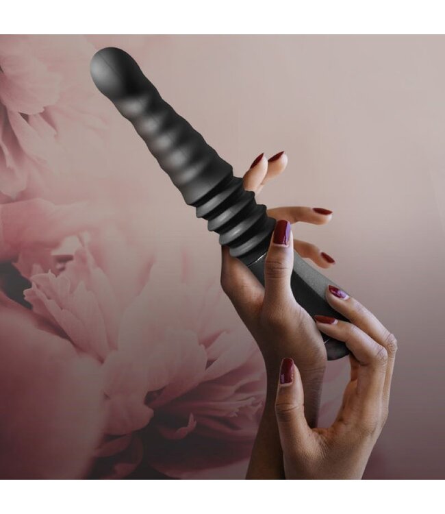 Temptasia Temptasia - Lazarus Stotende Dildo - Zwart