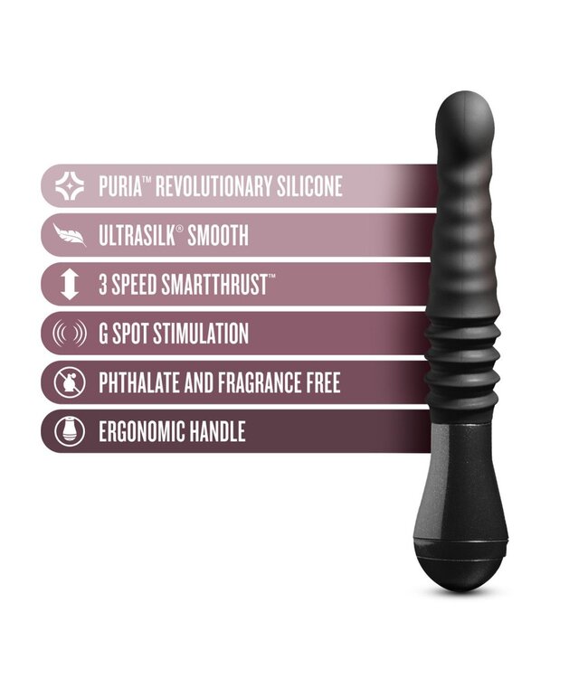 Temptasia Temptasia - Lazarus Stotende Dildo - Zwart