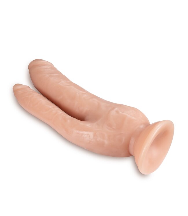 Dr Skin Dr. Skin - Dubbele Dildo 21 cm - Vanilla