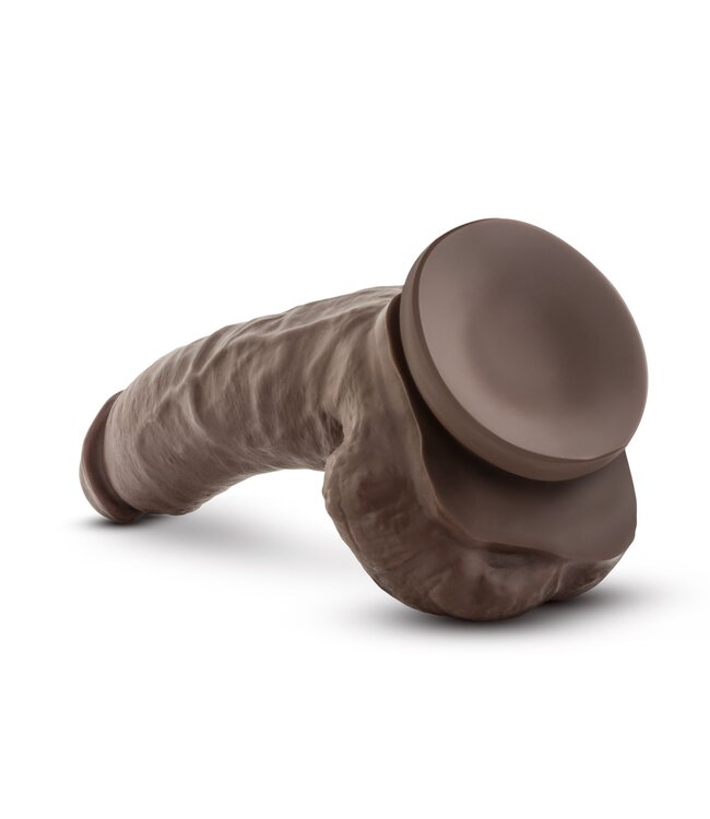 Dr Skin Dr. Skin - Mr. Mayor Dildo Met Zuignap 22,8 cm - Chocolate
