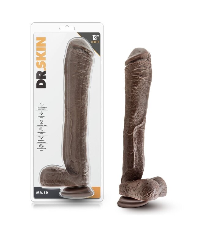 Dr Skin Dr. Skin - Mr. Ed XL Dildo Met Zuignap 33 cm