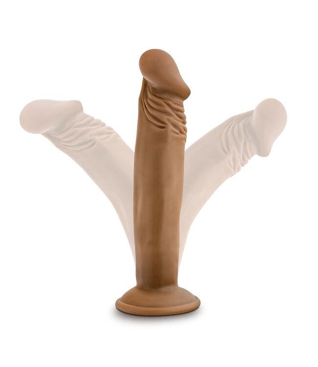 Dr Skin Dr. Skin - Dr. Small Dildo Met Zuignap 16 cm - Mocha