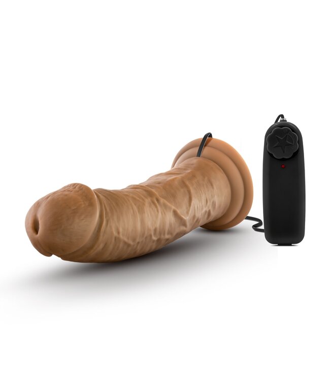 Dr Skin Dr. Skin - Dr. Joe Vibrator Met Zuignap 20 cm - Mocha