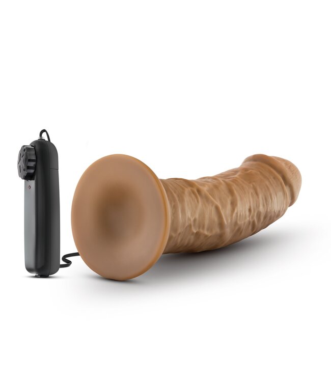 Dr Skin Dr. Skin - Dr. Joe Vibrator Met Zuignap 20 cm - Mocha