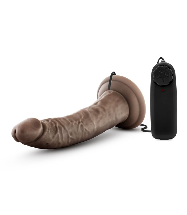 Dr Skin Dr. Skin - Dr. Dave Vibrator Met Zuignap - Chocolate