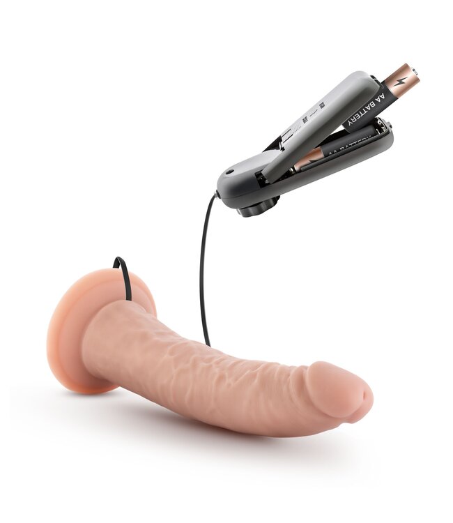 Dr Skin Dr. Skin - Dr. Dave Vibrator Met Zuignap - Vanilla