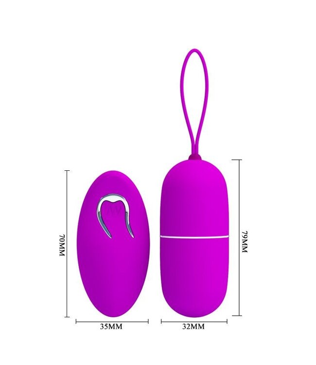 Pretty Love Arvin Vibrerend Eitje met Afstandsbediening