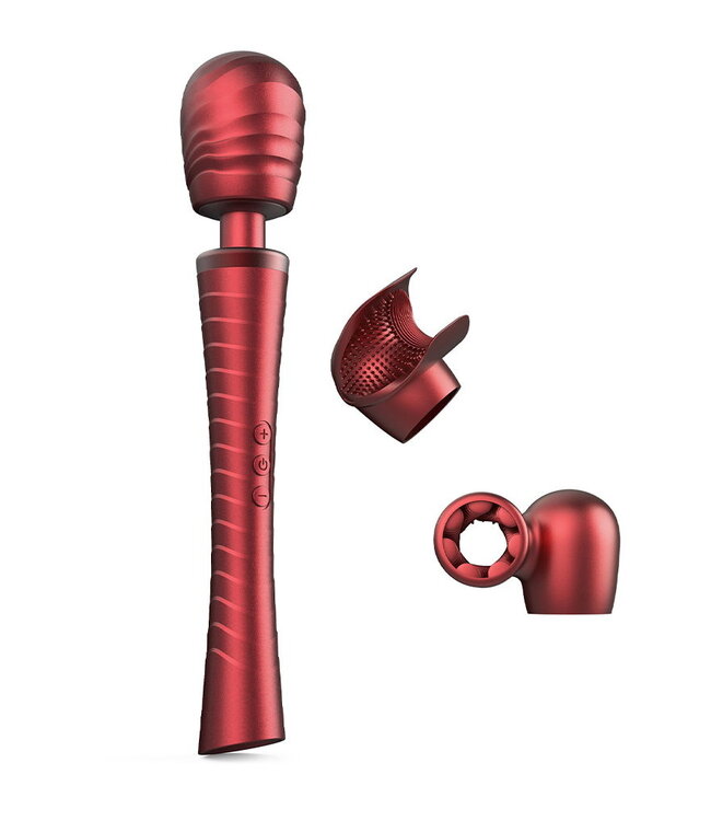 Rimba MANWAN - Man.Wand Edgy - Wandvibrator - Red Velvet