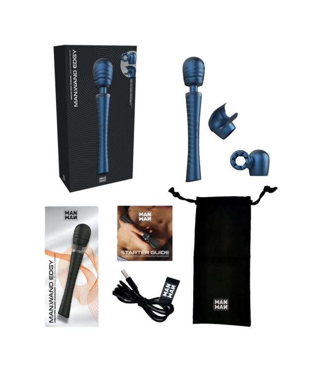 Rimba MANWAN - Man.Wand Edgy - Wandvibrator - Stellar Blue