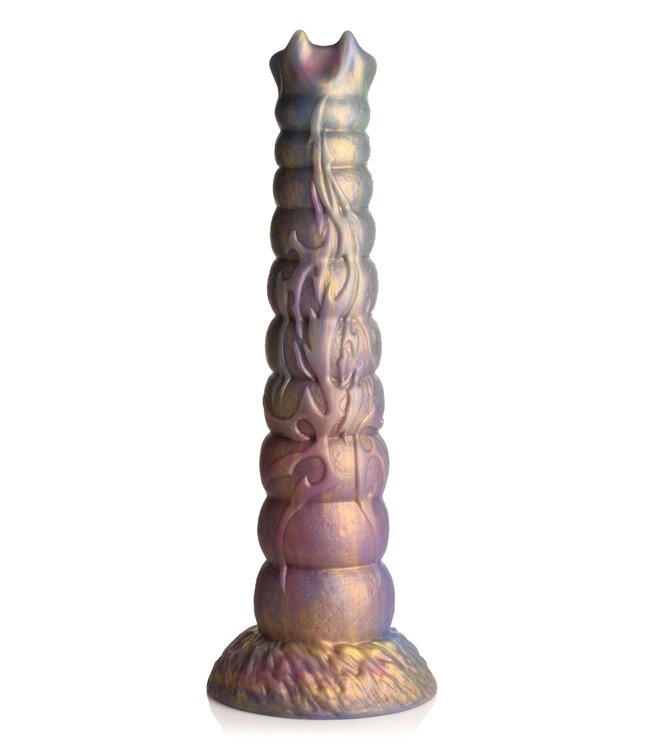 XR Brands Creature Cocks - Deep Invader Tentacle Ovipositor Siliconen Dildo met Eitje