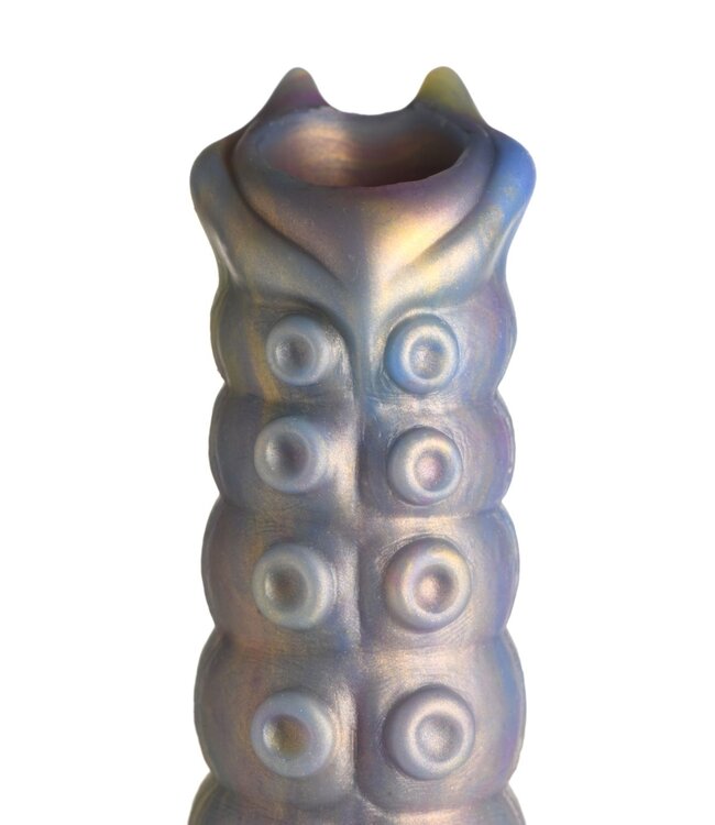 XR Brands Creature Cocks - Deep Invader Tentacle Ovipositor Siliconen Dildo met Eitje
