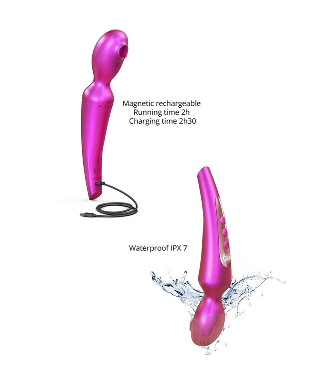 Rimba Love to Love - Pleaser - Wandvibrator - Iridescent Berry