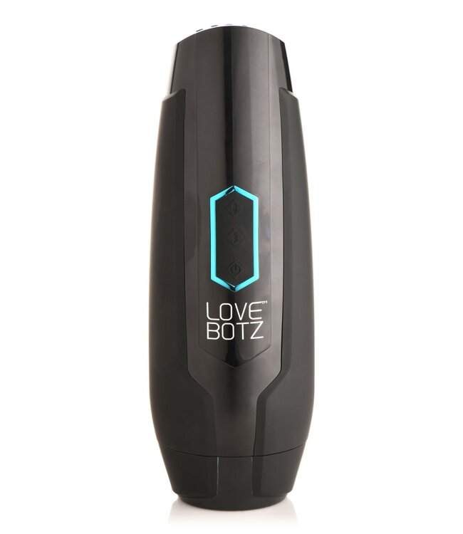 XR Brands XR Brands - Stotende en Vibrerende Masturbator - Zwart