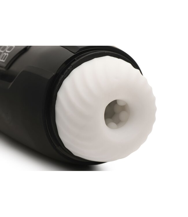 XR Brands XR Brands - Stotende en Vibrerende Masturbator - Zwart