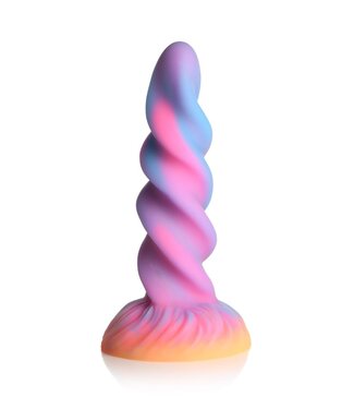 XR Brands Glow-in-the-Dark Eenhoorn Dildo