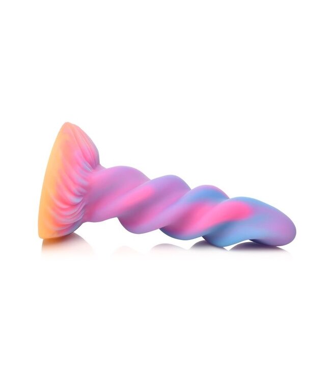 XR Brands Glow-in-the-Dark Eenhoorn Dildo