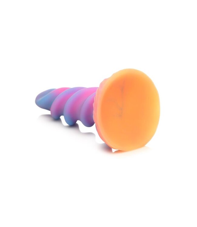 XR Brands Glow-in-the-Dark Eenhoorn Dildo