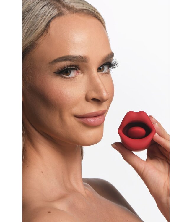 XR Brands Lickgasm - Kus Vibrerende Clitoris Stimulator - Rood