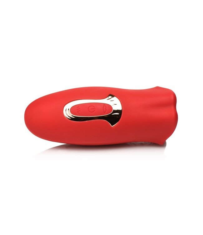 XR Brands Lickgasm - Kus Vibrerende Clitoris Stimulator - Rood