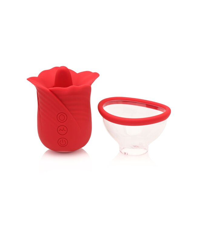 XR Brands Lily Lover Zuigende en Vibrerende Clitoris Stimulator