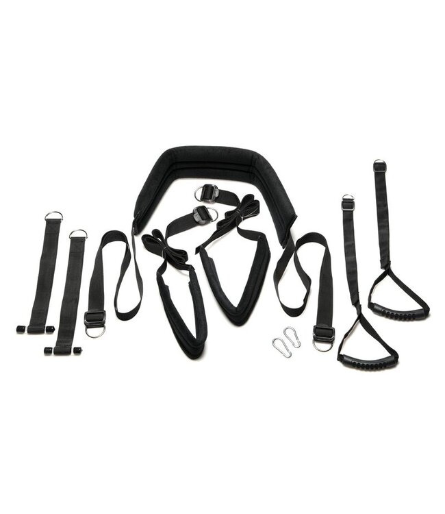 XR Brands Lover's Deur Schommel - Zwart