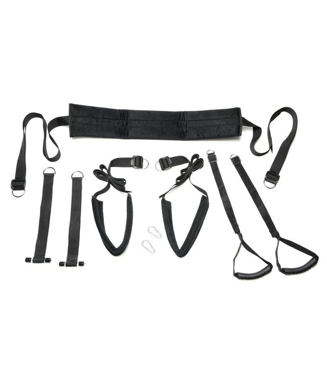 XR Brands Lover's Deur Schommel - Zwart