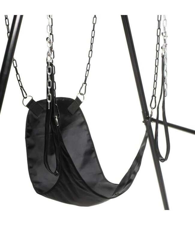 XR Brands Nylon Sling - Zwart