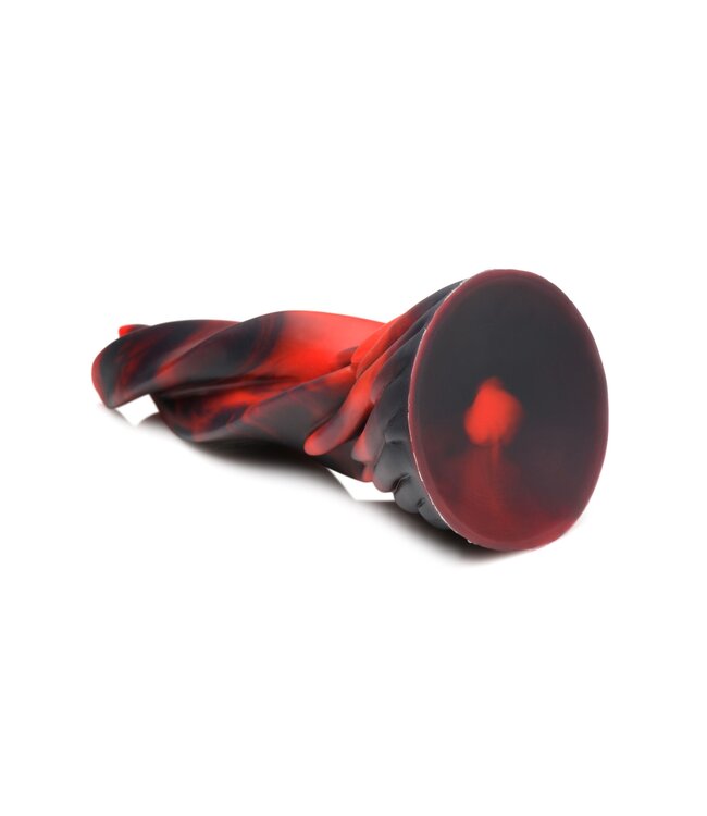 XR Brands Hell Kiss Twisted Tongues Siliconen Dildo