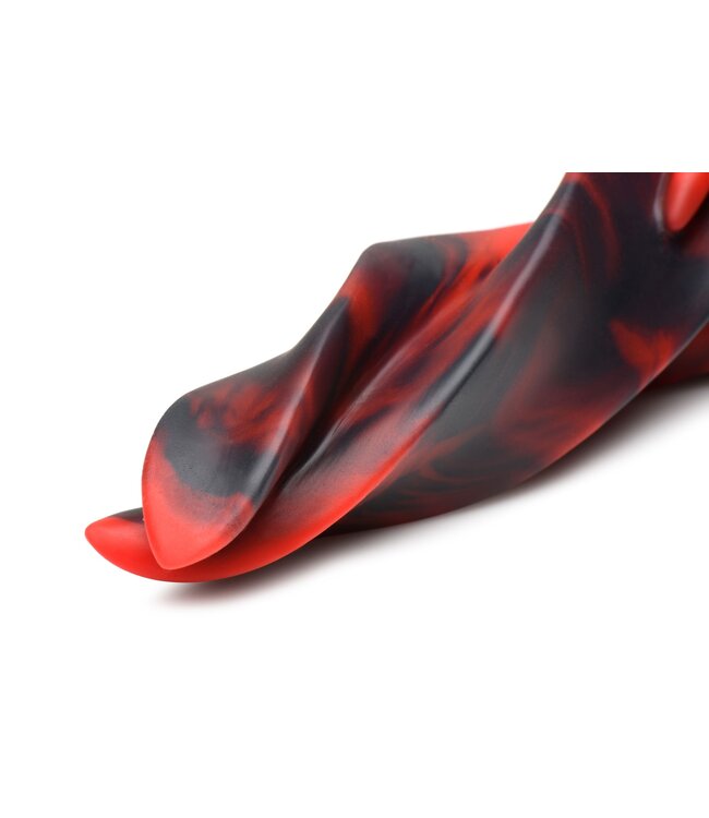 XR Brands Hell Kiss Twisted Tongues Siliconen Dildo