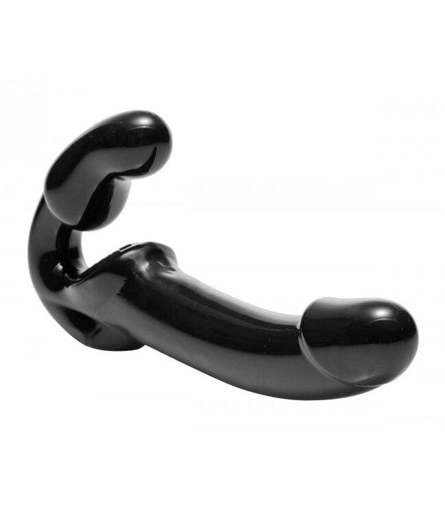 XR Brands Strapless Voorbind Dildo - Zwart