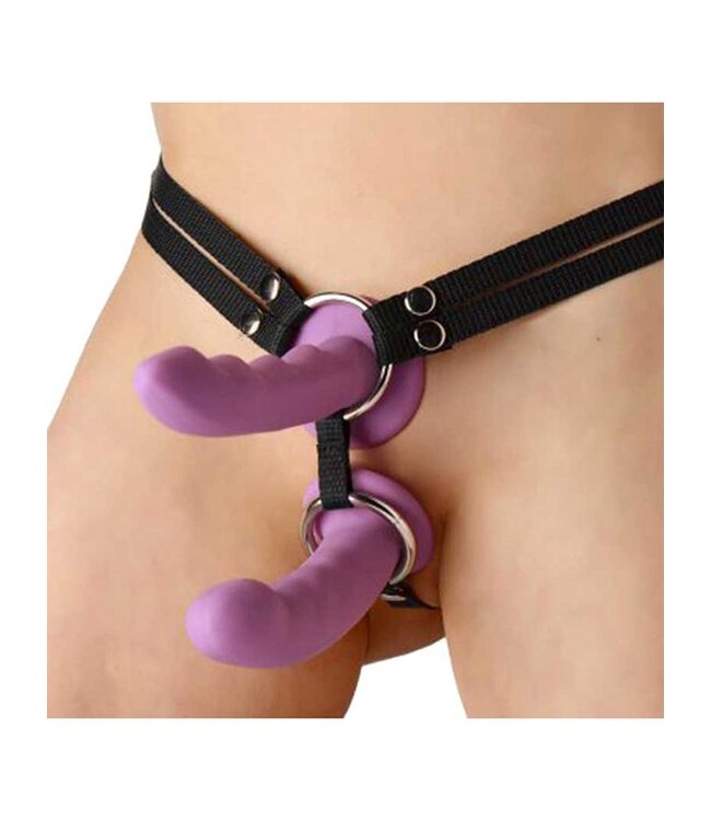 XR Brands Strap U - Dubbele Penetratie Strap On Harnas