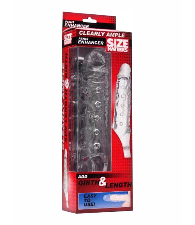 XR Brands Clearly Ample Penisverlengende Sleeve