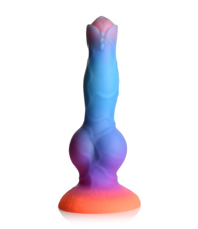 XR Brands Creature Cocks - Glow-in-the-dark Siliconen Alien Dildo