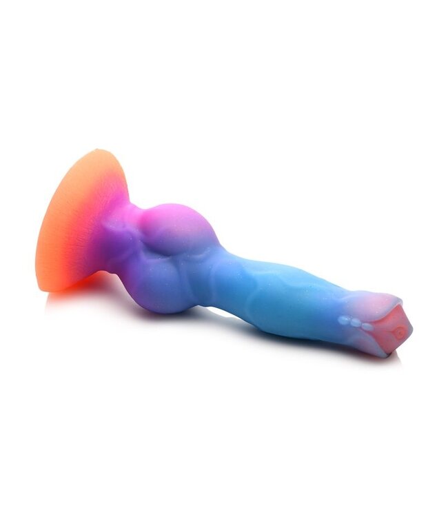 XR Brands Creature Cocks - Glow-in-the-dark Siliconen Alien Dildo