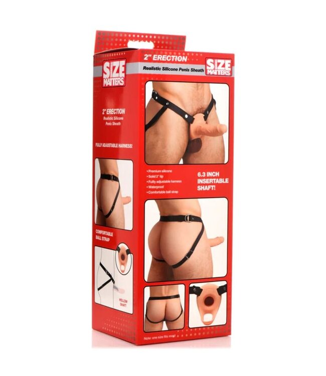 XR Brands Realistische Siliconen Penis Sleeve