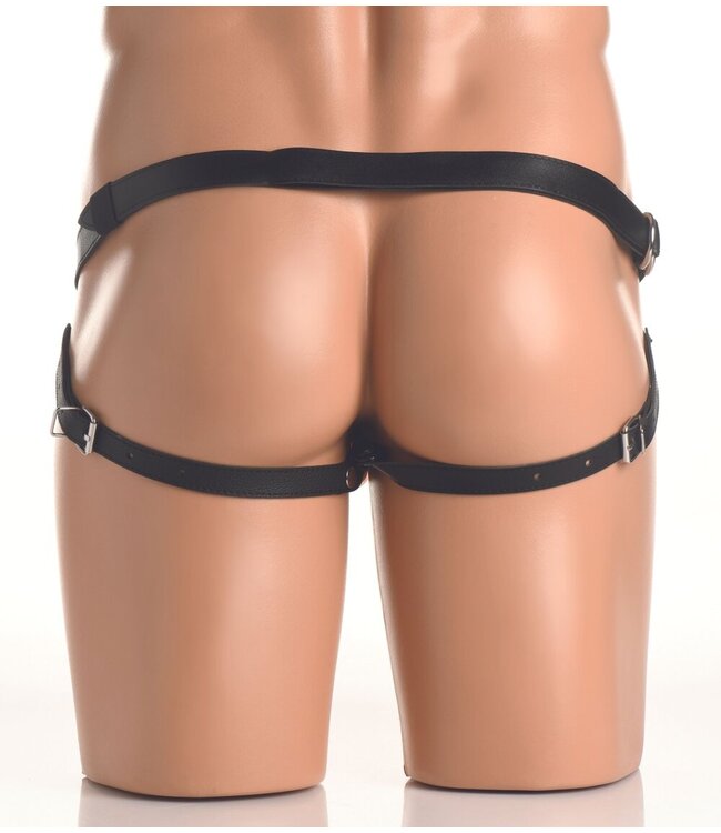 XR Brands Realistische Vibrerende Siliconen Penis Sleeve - Beige