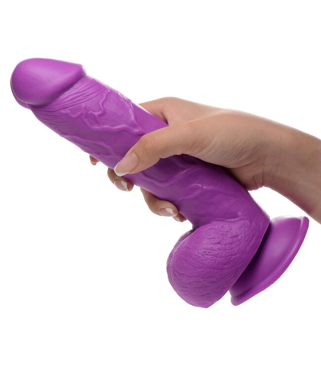 XR Brands Poppin Dildo 20 cm - Paars