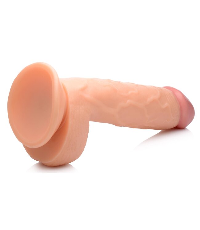 XR Brands Pop Peckers - Poppin Realistische Dildo Beige - 20cm
