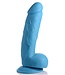 XR Brands Poppin Dildo 20 cm - Blauw