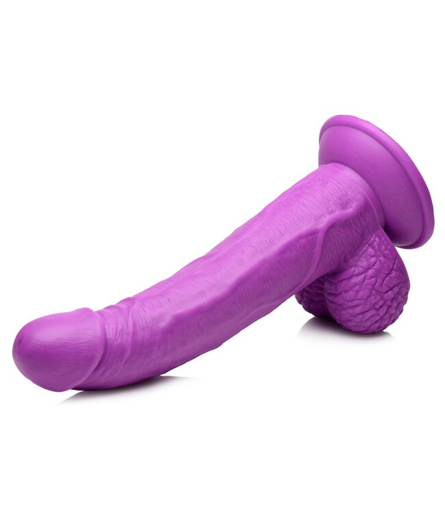 XR Brands Poppin Dildo 19 cm - Paars
