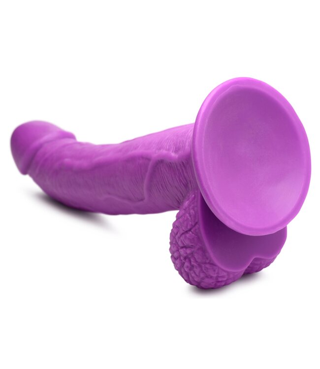 XR Brands Poppin Dildo 19 cm - Paars