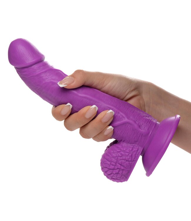 XR Brands Poppin Dildo 19 cm - Paars