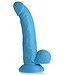 XR Brands Poppin Dildo 19 cm - Blauw