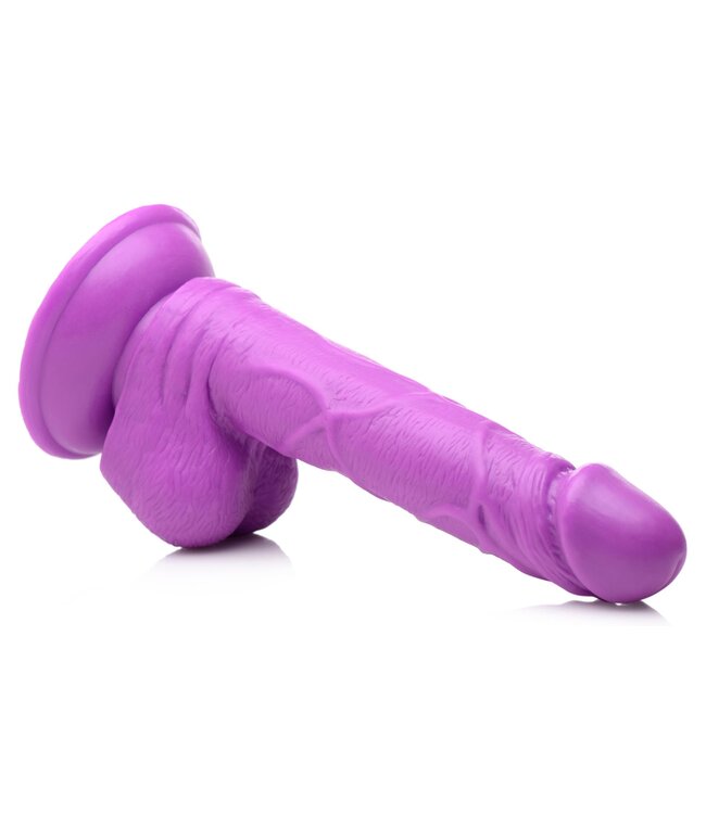 XR Brands Poppin Dildo 16,5 cm - Paars