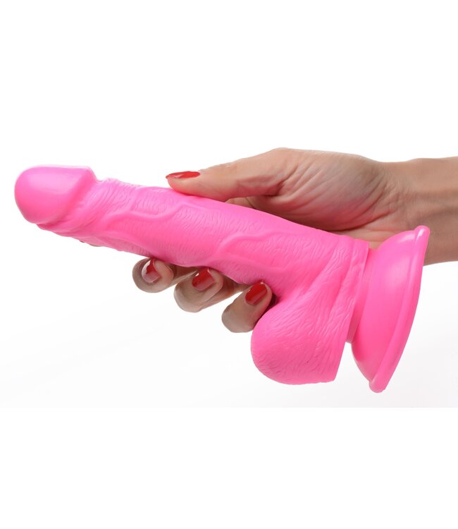 XR Brands Poppin Dildo 16,5 cm - Roze